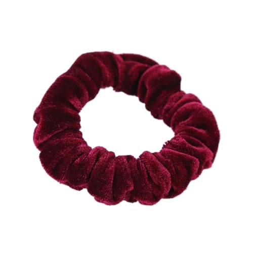 Elastische Haarseile Mädchen keine Falten Haargummis Frauen Haarschmuck (Color : P8, Size : 1SIZE) von KIKBAX