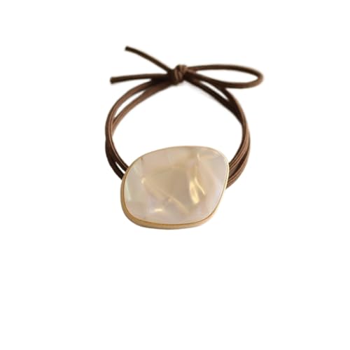 Elegantes Haar-Seil-Armband-Frauen-elastisches Haar-Gummibänder Zubehör for Mädchen-Krawatten-Haar-Ring-Kopfschmuck-Halter (Color : B, Size : 1SIZE) von KIKBAX
