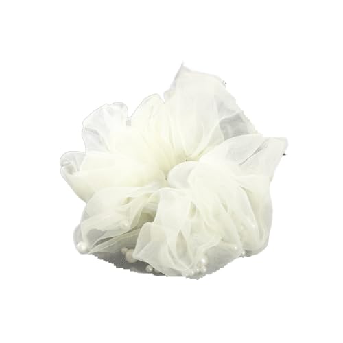 Frauen Band Rose Blume elastisches Haarband for Frauen Mädchen Haar Seil Krawatten Blume Haar Scrunchie Pferdeschwanz Halter Haarschmuck (Color : 1241A, Size : 1SIZE) von KIKBAX