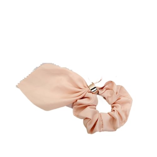 Haarbänder for Mädchen Perle Bowknot Haargummis elastisches Haarseil Fliegen Pferdeschwanzhalter Haarband (Color : P5-Pink, Size : 1SIZE) von KIKBAX