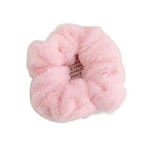 Mädchen Frauen Pompon Haargummis elastisches Haarband Haarseile Haarschmuck Headwe (Color : PO-01, Size : 1SIZE) von KIKBAX