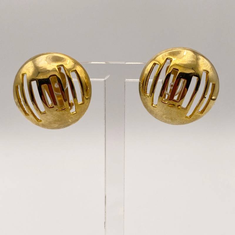Ohrclips Mit Abgerundeten Knöpfen in 2 Design-Modellen von KIKINASU