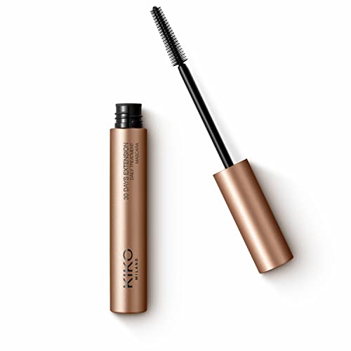 KIKO Milano 30 Days Extension - Daily Treatment Mascara | Schwarzer Mascara Mit Verlängernden Fasern Und Volumen-Effekt von KIKO Milano