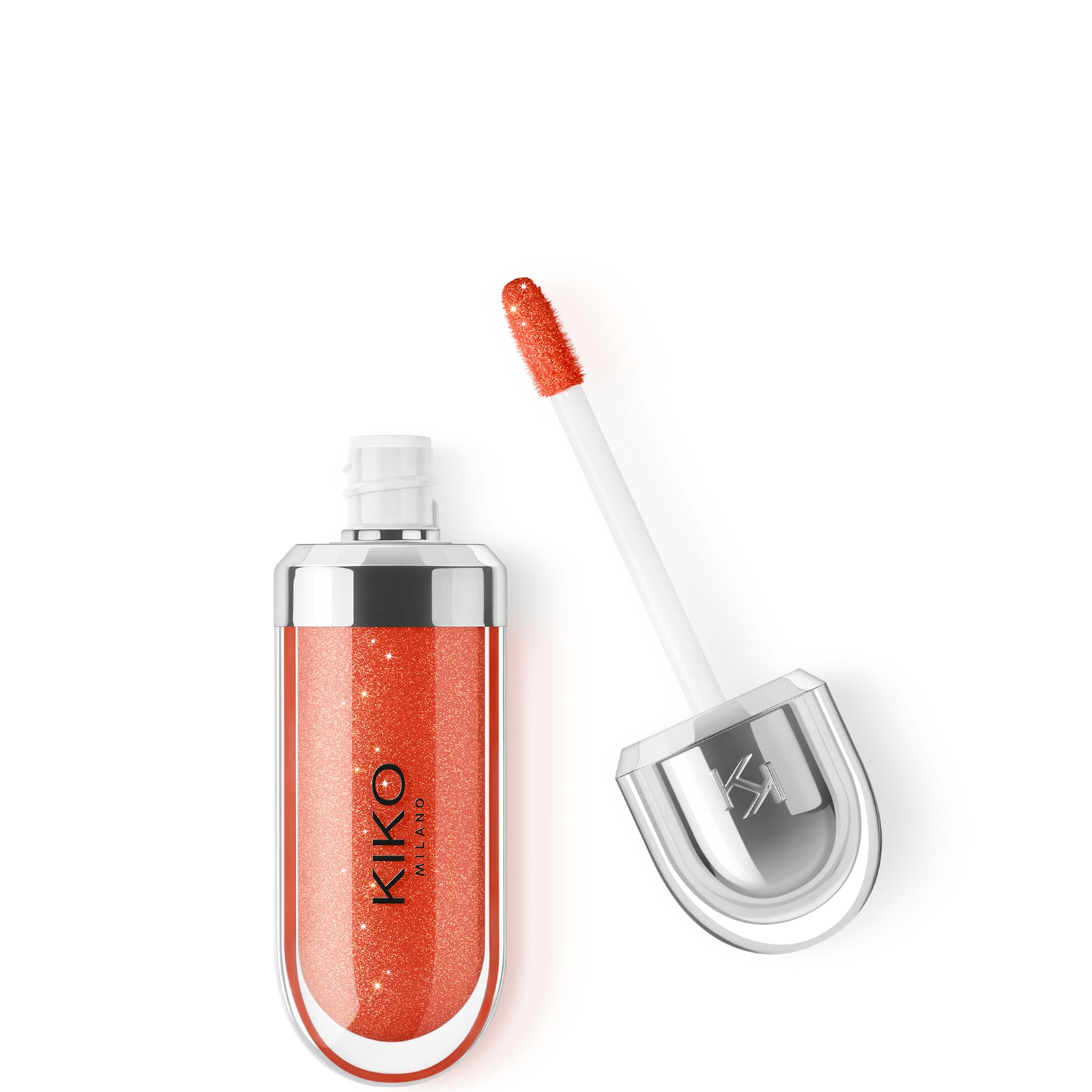 KIKO Milano 3D Hydra Lipgloss 6,5 ml (Verschiedene Farbtöne) - 34 Pearly Blood Orange von KIKO Milano