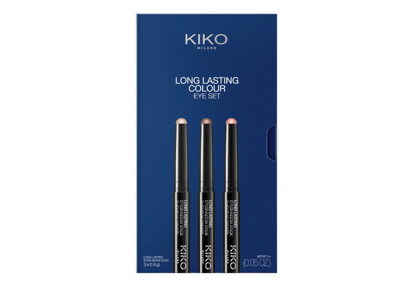 KIKO Milano Augen-Make-Up-Set LONG LASTING COLOUR EYE SET - Make-up Set - timeless notes, 3-tlg. von KIKO Milano