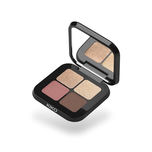 KIKO Milano Bright Quartet Eyeshadow Palette 02 | Palette Mit 4 Gebackenen Lidschatten Für Die Trockene Und Nasse Anwendung KIKO Milano Bright Quartet Eyeshadow Palette 02 | Palette Mit 4 Gebackenen Lidschatten Für Die Trockene Und Nasse Anwendung von KIKO Milano