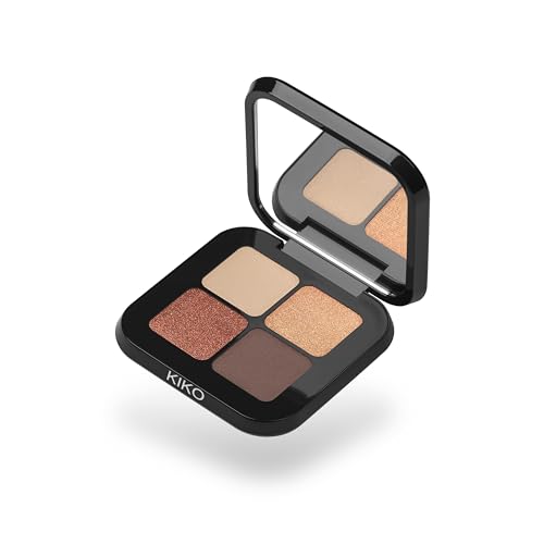 KIKO Milano Bright Quartet Eyeshadow Palette 03 | Palette Mit 4 Gebackenen Lidschatten Für Die Trockene Und Nasse Anwendung KIKO Milano Bright Quartet Eyeshadow Palette 03 | Palette Mit 4 Gebackenen Lidschatten Für Die Trockene Und Nasse Anwendung von KIKO Milano