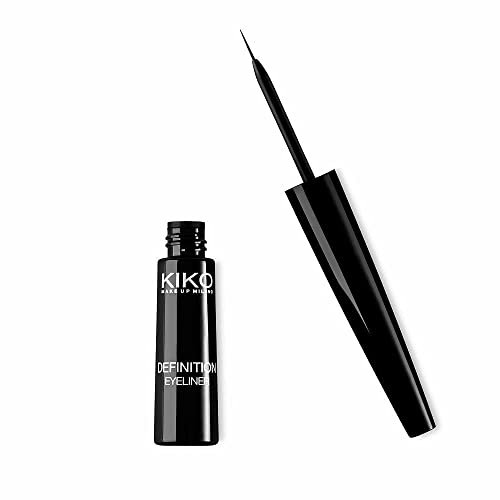 KIKO Milano Definition Eyeliner | Flüssiger Eyeliner Mit Feinem Pinsel-Applikator von Kiko Milano