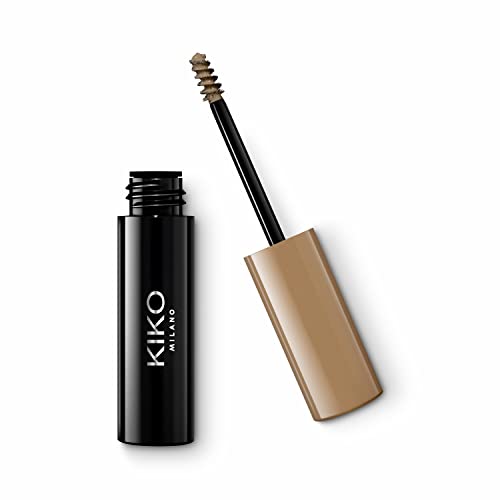 KIKO Milano Eyebrow Fibers Coloured Mascara 02 | Getönte Mascara Mit Pinsel Aus Synthetikfasern Für Gekämmte Und Aufgefüllte Augenbrauen Mit Glänzendem Finish von KIKO Milano