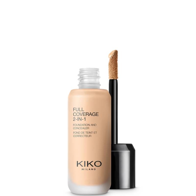 KIKO Milano Full Coverage 2-in-1 Foundation und Concealer 25 ml (Verschiedene Farbtöne) - 10 Neutral von KIKO Milano