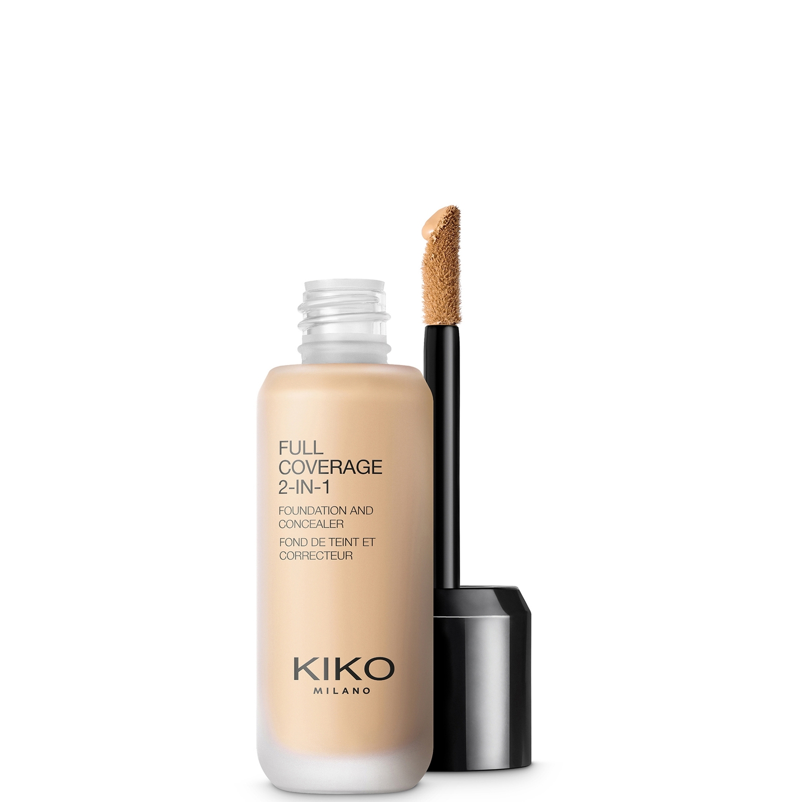 KIKO Milano Full Coverage 2-in-1 Foundation und Concealer 25 ml (Verschiedene Farbtöne) - 25 Neutral von KIKO Milano