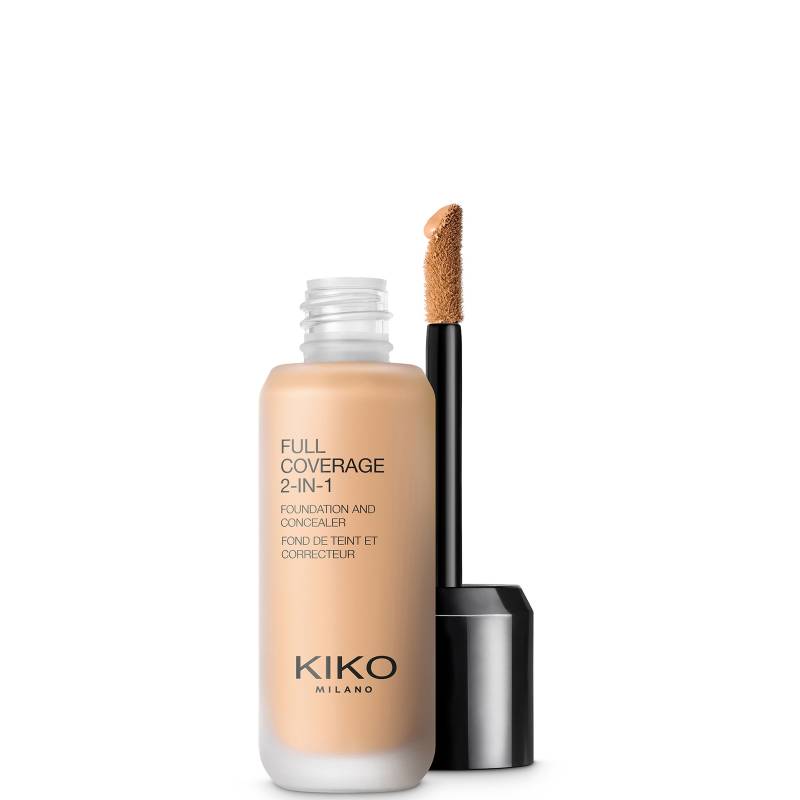 KIKO Milano Full Coverage 2-in-1 Foundation und Concealer 25 ml (Verschiedene Farbtöne) - 40 Warm Beige von KIKO Milano