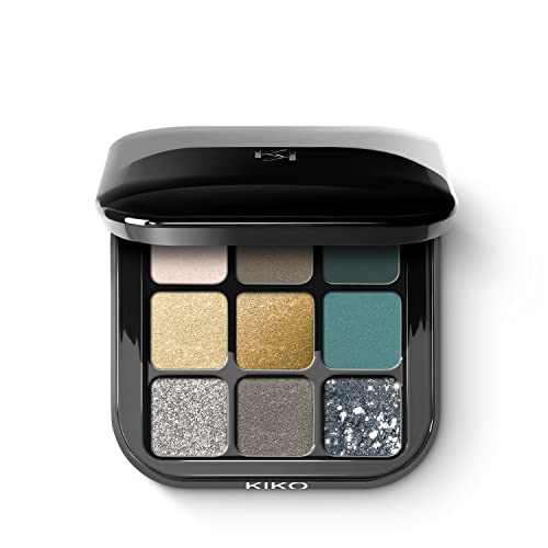 KIKO Milano Glamour Multi Finish Eyeshadow Palette 06 | Palette mit 9 Lidschatten von verschiedenen Finish von Kiko Milano