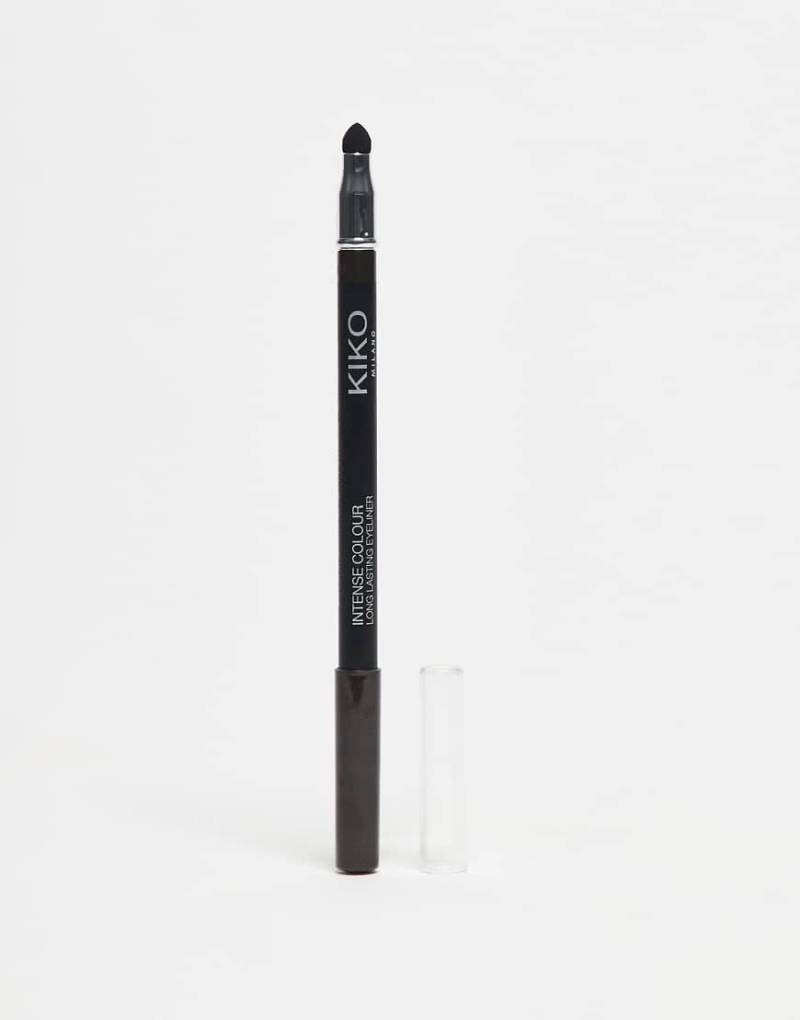 KIKO Milano - Intense Colour - Lang haltender Eyeliner - 06 Mat Ebony-Brown von KIKO Milano