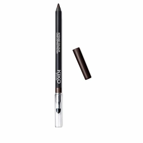 KIKO Milano Intense Colour Long Lasting Eyeliner 06, intensiver und gleitender Außenstift mit langer Lebensdauer, 06 Mat Ebony von Kiko Milano
