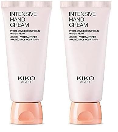 KIKO Milano Intensive Hand Cream | Feuchtigkeitsspendende Und Schützende Creme Für Hände Und Nagelhaut (Packung mit 2) von KIKO Milano