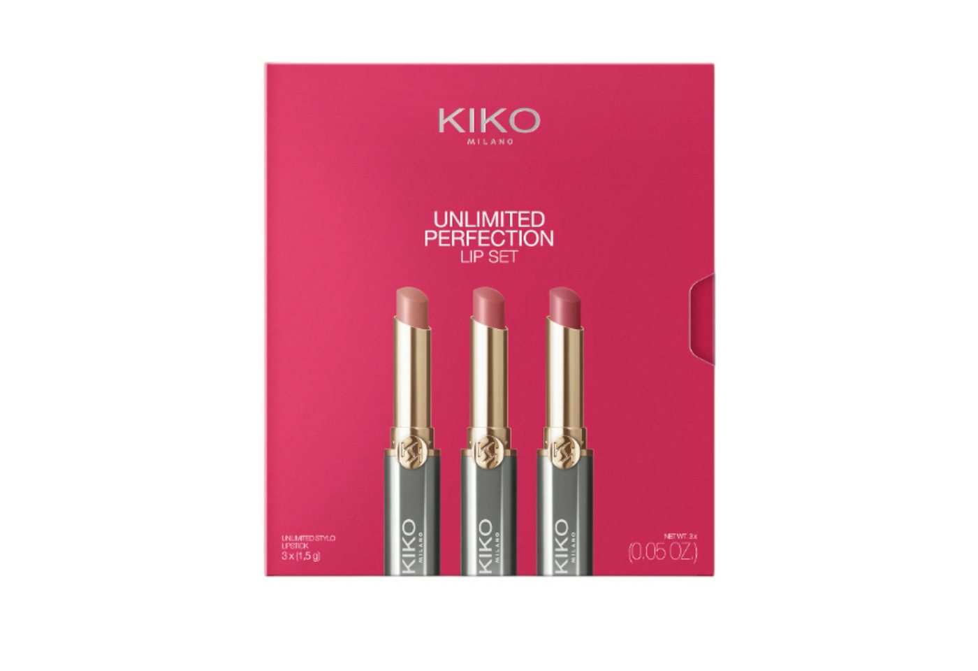 KIKO Milano Lippenstift-Set UNLIMITED PERFECTION LIP SET - Make-up Set, 3-tlg. von KIKO Milano