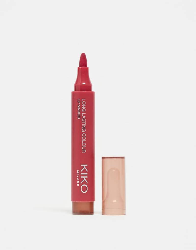 KIKO Milano - Long Lasting Colour Lip Marker - Lang haltender Lippenstift - 104 Deep Pink-Rosa von KIKO Milano