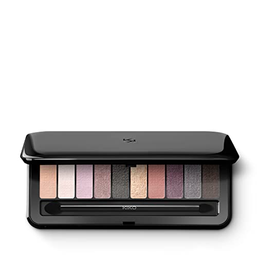 KIKO Milano Soft Nude Eyeshadow Palette 01 | Palette Mit 10 Lidschatten Mit Verschiedenen Finishes: Schimmernd, Matt Und Metallisch von KIKO Milano