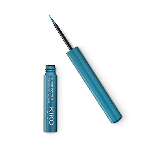 KIKO Milano Super Colour Waterproof Eyeliner 04 | Wasserfester, Besonders Deckender, Farbiger Flüssig-Eyeliner von KIKO Milano
