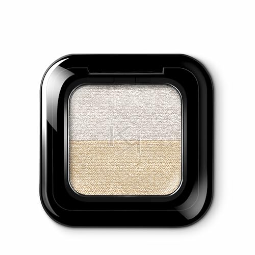 KIKO Milano Bright Duo Eyeshadow 01, Duo-Lidschatten Mit Großzügiger Und Intensiver Farbabgabe von Kiko Milano