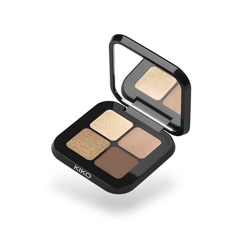 KIKO Milano Bright Quartet Eyeshadow Palette 01 | Palette Mit 4 Gebackenen Lidschatten Für Die Trockene Und Nasse Anwendung KIKO Milano Bright Quartet Eyeshadow Palette 01 | Palette Mit 4 Gebackenen Lidschatten Für Die Trockene Und Nasse Anwendung von KIKO Milano