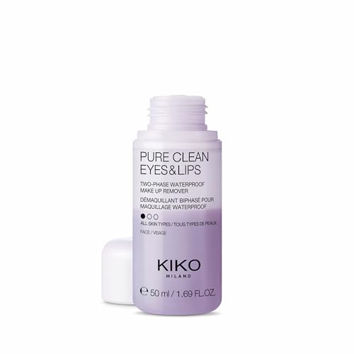 KIKO Milano Pure Clean Eyes & Lips Mini | Zweiphasen-Make-Up-Entferner Für Augen Und Lippen Im Handtaschenformat von KIKO