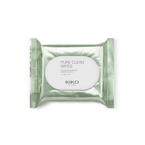 KIKO Milano Pure Clean Wipes, Abschminktücher Für Gesicht, Augenpartie Und Lippen von KIKO Milano