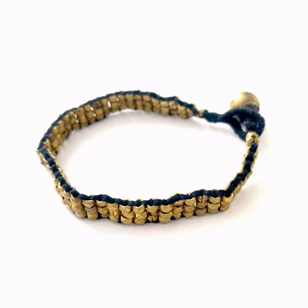 KIKOONI Dokra Armband "Thin Snake" von KIKOONI