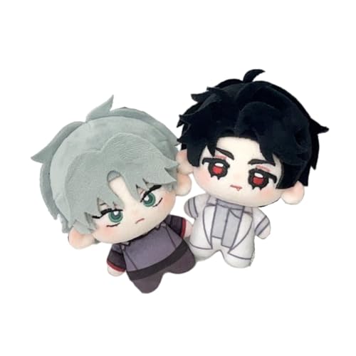 KILA MILA Anime 10,2 cm Alien Stage Plüsch Schlüsselanhänger Ivan Till Niedlicher Plüschanhänger für Rucksack Schlüsselanhänger Geschenke, Mehrfarbig/Meereswellen (Ocean Tides), 10 cm von KILA MILA