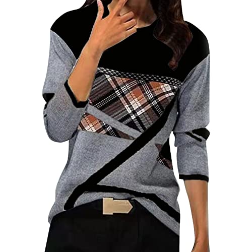 KILOXYEFRO Damen Pullover Damen Pullover Herbst Winterpullover Strickpullover Weihnachtskleid Weihnachtspullover Christmas Jumper Women Pulli Zopfpullover Winter Pulli Rollkragenpullover Langarmshirt von KILOXYEFRO