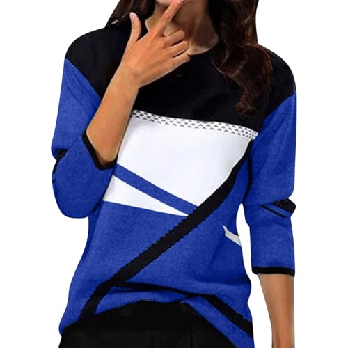 KILOXYEFRO Damen Pullover Damen Pullover Herbst Winterpullover Strickpullover Weihnachtskleid Weihnachtspullover Christmas Jumper Women Pulli Zopfpullover Winter Pulli Rollkragenpullover Langarmshirt von KILOXYEFRO