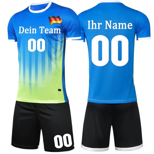 KILUZARNO Personifizieren Handball Trikot Set - Benutzerdefiniert Handball Trikot Kinder Erwachsene mit Namen Nummer Team Logo von KILUZARNO