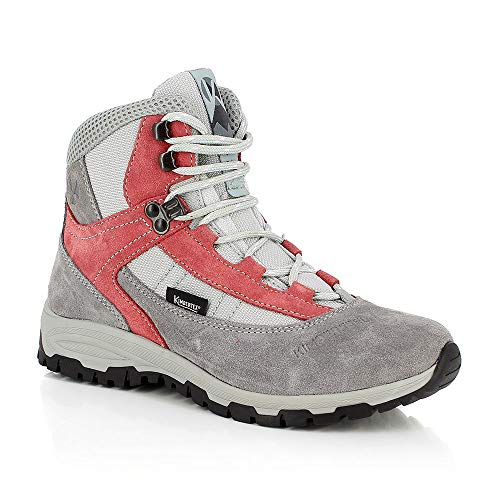 KIMBERFEEL Damen DODINA Wanderschuh aus Leder mit Vibram-Sohle, Begonia, 36 EU von KIMBERFEEL