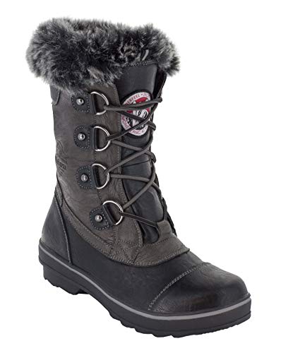 KIMBERFEEL Damen Aponi Schneestiefel, Schwarz von KIMBERFEEL