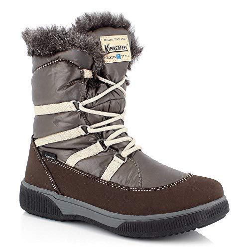 KIMBERFEEL Damen MASLA Schneestiefel, beige von KIMBERFEEL