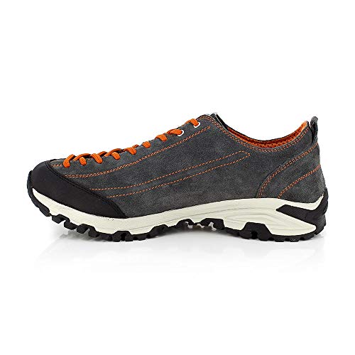 KIMBERFEEL Herren FOLIN Outdoor-Schuh/Multiaktivität aus Leder mit Vibram-Sohle mit Bergprofil, Orange, 44 EU von KIMBERFEEL