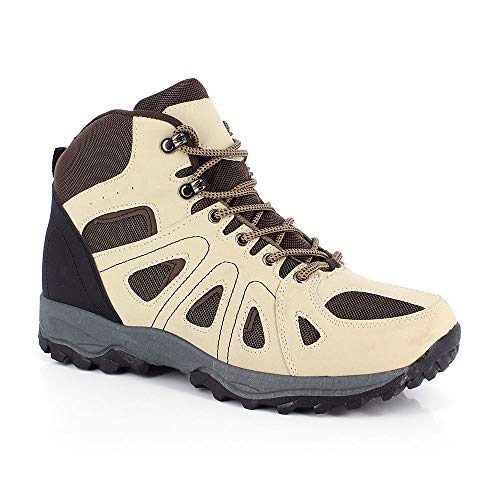 KIMBERFEEL Herren HIDO Wanderschuh mit hohem Schaft, beige, 41 EU von KIMBERFEEL