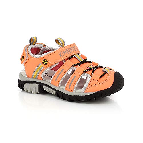 KIMBERFEEL Jungen Unisex Kinder Cabana Bequeme Sandalen, Korallenrot, 33 EU von KIMBERFEEL