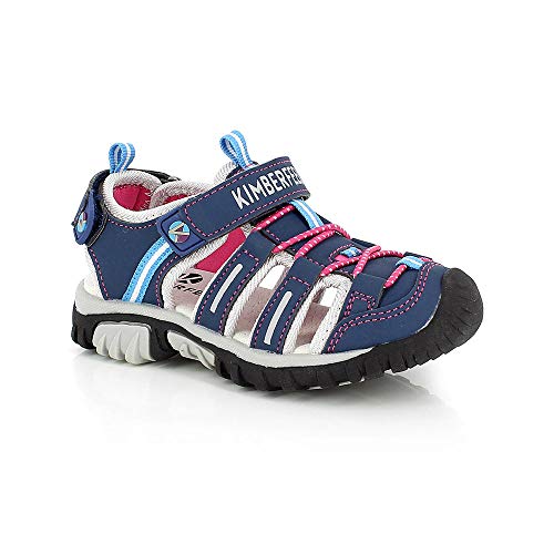 KIMBERFEEL Jungen Unisex Kinder Cabana Bequeme Sandalen, Marine, 32 EU von KIMBERFEEL