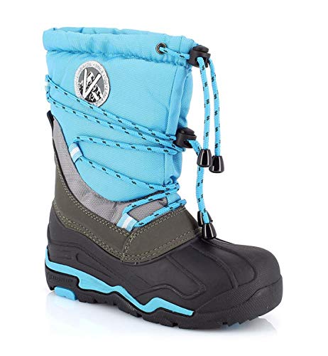 KIMBERFEEL Mädchen Marconi Schneestiefel, himmelblau von KIMBERFEEL