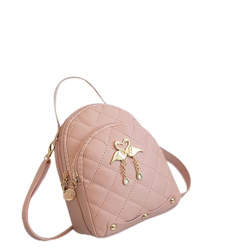 KIMISS Frauen Kleiner, Schicht Mini Niedliche Reise für Mädchen Schwan Anhänger Besticktes Doppel (Eine Größe) von KIMISS