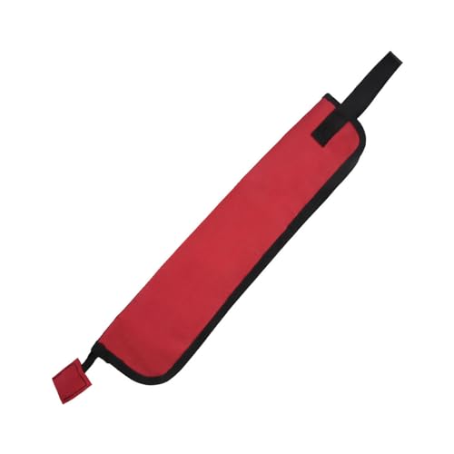 KIMISS Irin Drum Stick -Aufbewahrungsbeutel, Tragbarer Drumstick -Halter mit Griff, Roter Hangbeutel für Drumsticks, Accessoires Organizer (Rot) von KIMISS