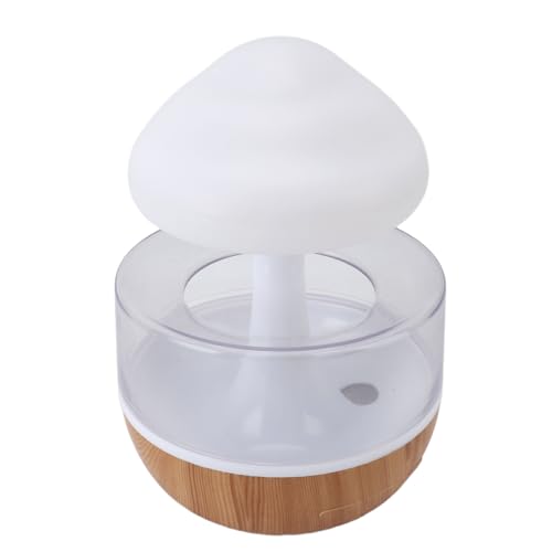 Multifunktionaler Regentropfen-Luftbefeuchter – Großes Sprühvolumen, Leiser Betrieb, Nachtlicht-Aromatherapie-Diffusor für ätherische Öle für Zuhause, Schlafzimmer oder Büro von KIMISS