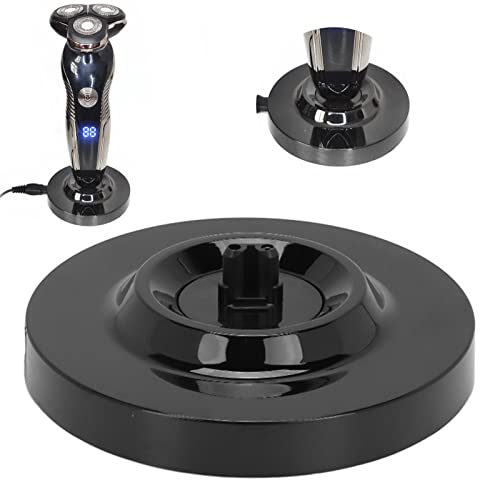 Rasierzubehör Zubehör Elektrorasierer Ladestation Runde Form Herren Elektrorasierer Ladestation Schwarz Herren for S5000 6000 7000 S8000 S9000 von KIMISS