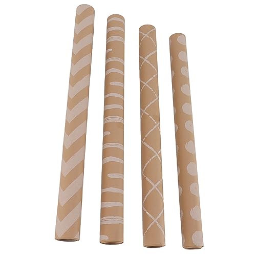 Umweltfreundliche, Vielseitige Geschenkpapierrollen aus Kraftpapier mit Einzigartigen Stilen und Designs für Alle Gelegenheiten von KIMISS