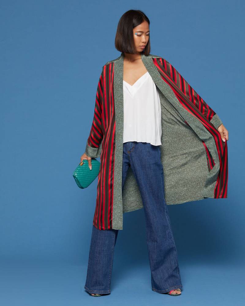 Kimono Aus Reiner Seide "On Line" von KIMONASHOP