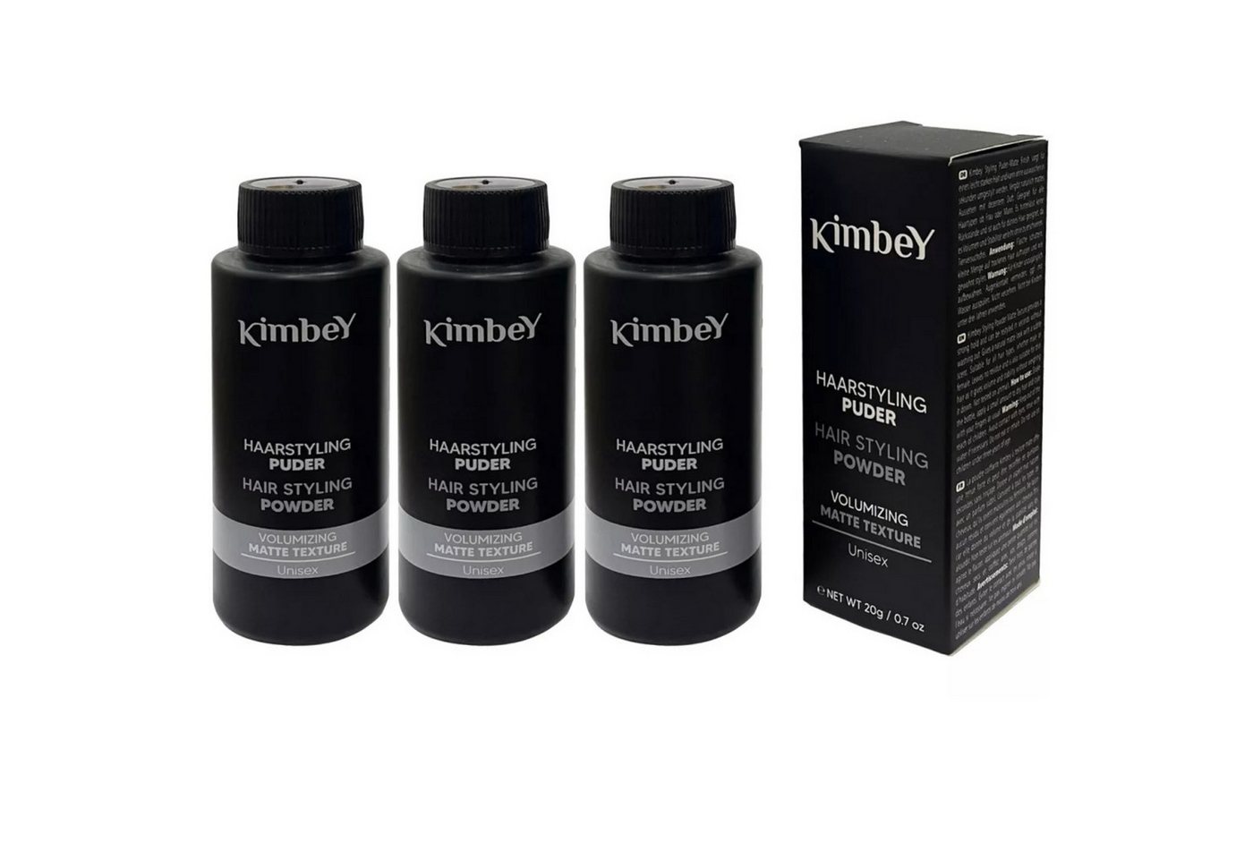 KIMTECH Haarpuder Kimbey Styling Powder Wax für Volumen & Struktur 3 x 20g KIMTECH Haarpuder Kimbey Styling Powder Wax für Volumen & Struktur 3 x 20g von KIMTECH