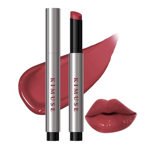 KIMUSE Lip Plumper, Hydrating Korean Lip Gloss, Click Tinted Lip Balm Solid Lipstick for Plumps & Moisturizes, Long wearing All-in-One Lip Plumping, Gloss, Balm von KIMUSE