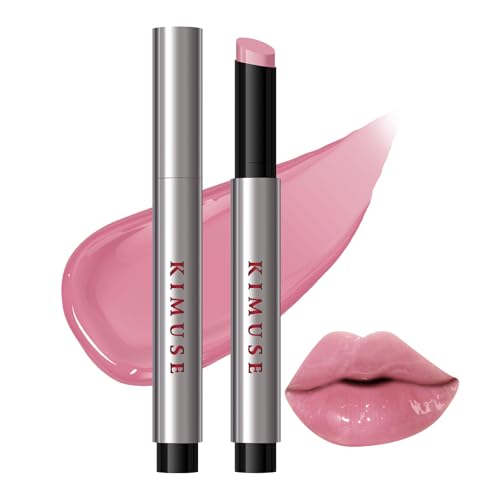 KIMUSE Lip Plumper, Hydrating Korean Lip Gloss, Getönter Lippenpflegestift, glänzend, Nährender Lippenbalsam, strahlend frisch, Vegan & Tierversuchsfrei von KIMUSE